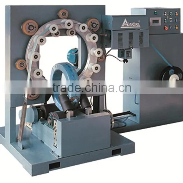 Electric Stretch Film Horizontal Wrapping Machine With Conveyor photo-3