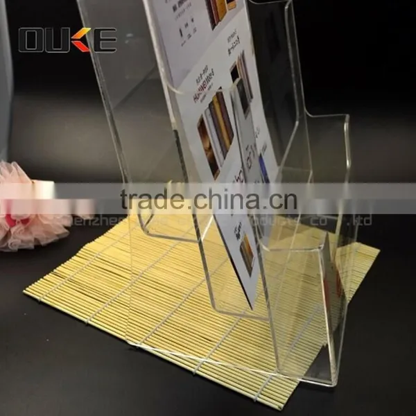 New Premium Environmental Protection Acrylic Diaplay Holder for Brochure Wholesale photo-5