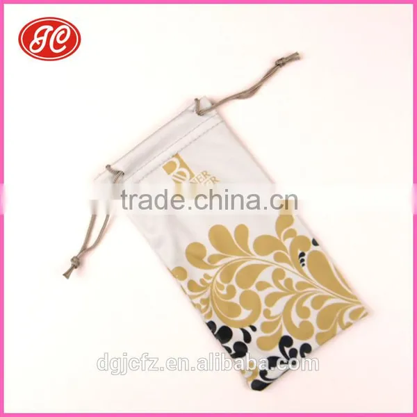 Soft And Fashion Eyeglasses Microfiber Sunglasses Bags Glasses Pouch With Logo Printed photo-3