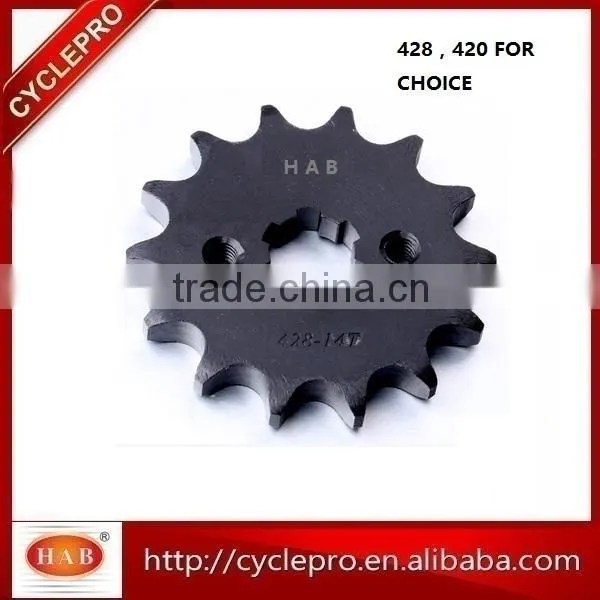 High Quality CD70 OEM Motorcycle Driving Chain & Sprocket Kit Motorcycle Chain Kit & Motorcycle Sprocket Kit photo-3