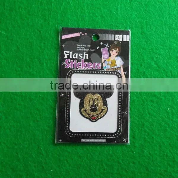 Mickey Mouse Glitter Sticker for Decoration Made in China photo-2