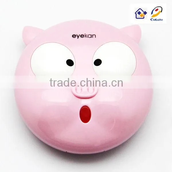 A-8066 Luxury Gold Pig Contact Lens Case photo-2