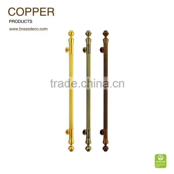 Hotel Entrance Door HK811 Copper Door Luxurious Handle