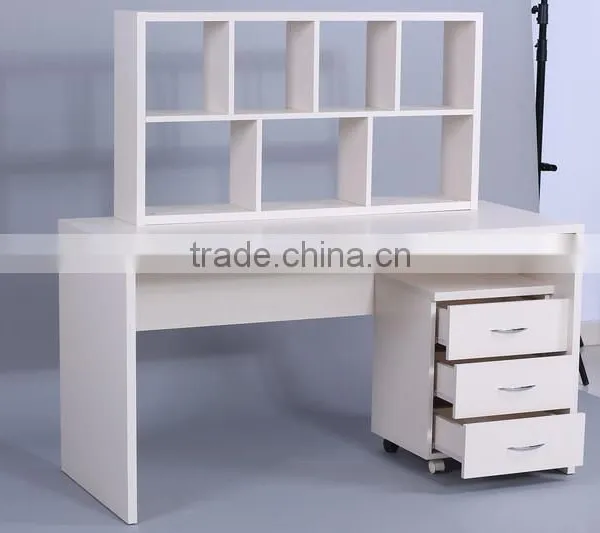 Computer Table With Bookcase And Drawers Cabinet Enjoyed By Many Clients photo-3