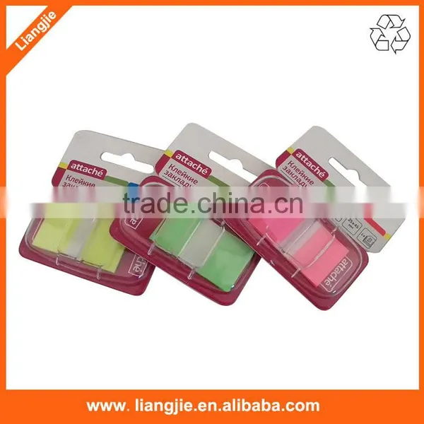 Transparent Fluorescent Pop up PET Printing Full Colors Index Sticky Note photo-5