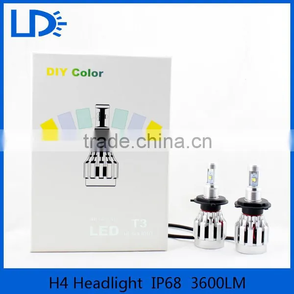High Power Led Car Front Lamp 12v Moto Headlight Led h4 photo-6