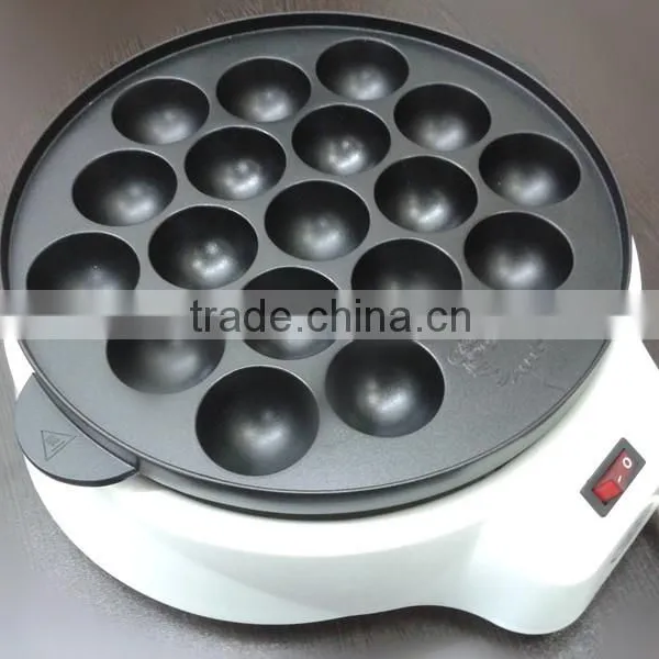 Free Shipping Household 220V 650W 40MM Electric Small Octopus Balls Octopus Grill Plate 18 Small Takoyaki Machine photo-2