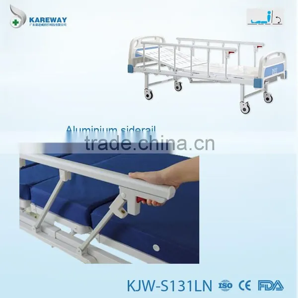 One Function Manual Adjustable Simple Flat Hospital Beds photo-4