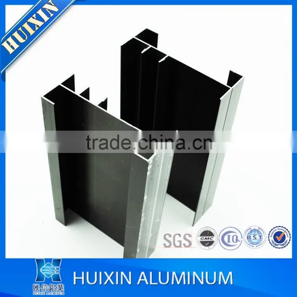 Good Looking Anodized Bronze Aluminum Extrusion Profile for Door Frame photo-2