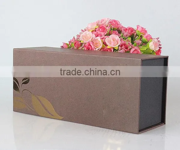 Chinese Factories Wholesale Custom Tea Caddy, Fashion Beautiful Gift Boxes, Deep Coffee Color Storage Box photo-2