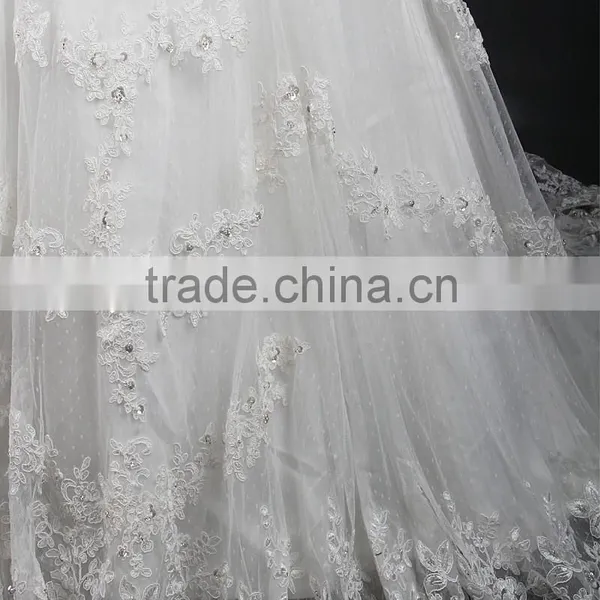 RSW872 Express Real Sample Lace Bridal Wedding Dress Mermaid photo-2