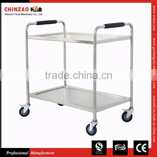 Stainless Steel Hotel Trolley/Stainless Steel Dining Cart/Stainless Steel Serving Cart