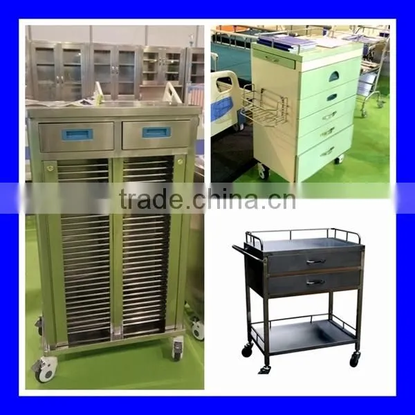 Best Price Lockable Hospital Medical Abs Treatment Trolley With Drawers With Fast Delivery photo-2