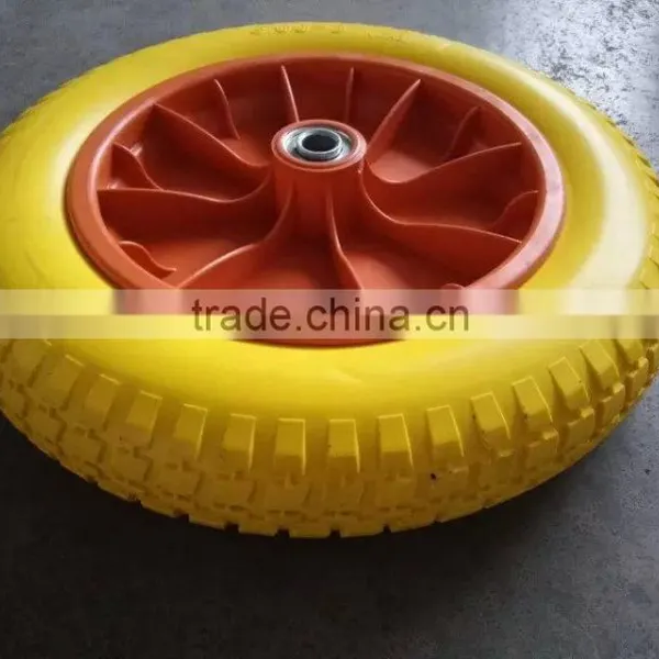 High Quality PU Wheel for Hand Cart 3.00-8 photo-3