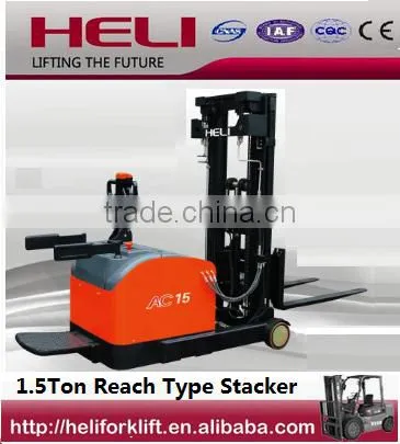 China Top1 Brand 1500KG Heli Electric Reach Stacker