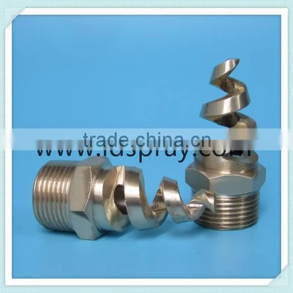 Stainless Steel or Brass or PP Plastic Solid Cone Spiral Water Nozzle photo-5