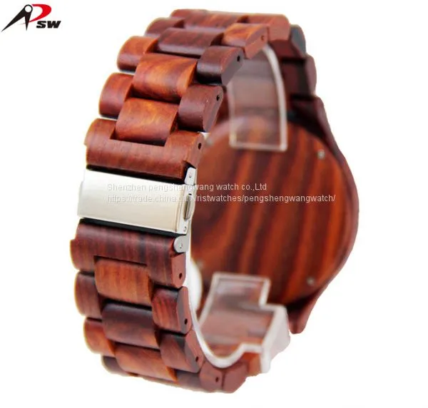 Best Selling Hand Made Wood Watch Custom Logo Wood Watch Small Moq photo-4
