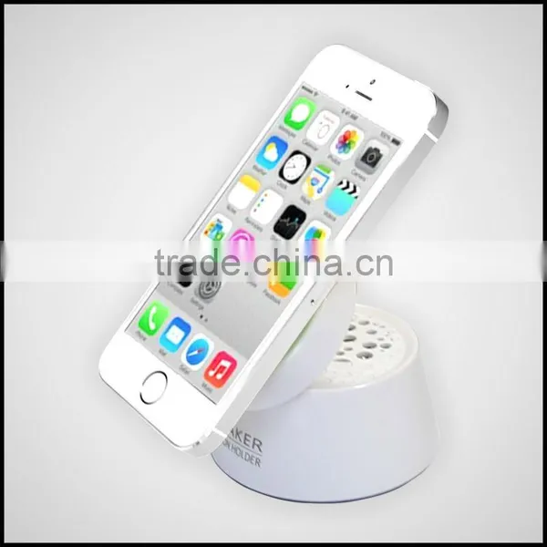 Newest ! Silicone Collapsible Mini Speaker With Mobile Stand photo-2