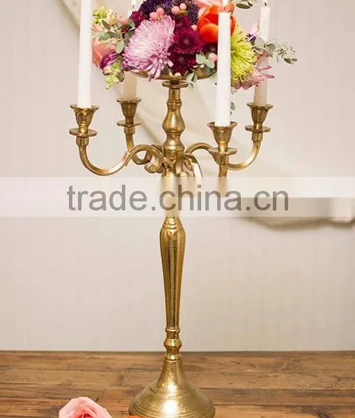 Gold Candelabra , Crystal Candelabra Centerpieces Wholesale , Glass Candelabra photo-2
