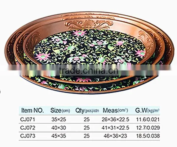 Serving Tray Sets, Round/Square Melamine Tray for European Market photo-2