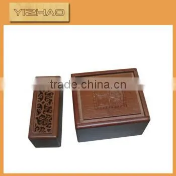 China Supplier High Quality Wooden Gift Boxes for Wine Glasses photo-3