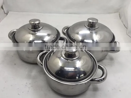 6pcs Cookware Set Stainless Steel Cooking Pot Set photo-4