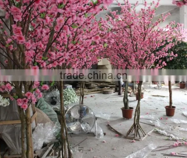 8ft Pink Silk Flower Tree Fake Blossom in Wholesale Price for Indoor Decoration photo-4