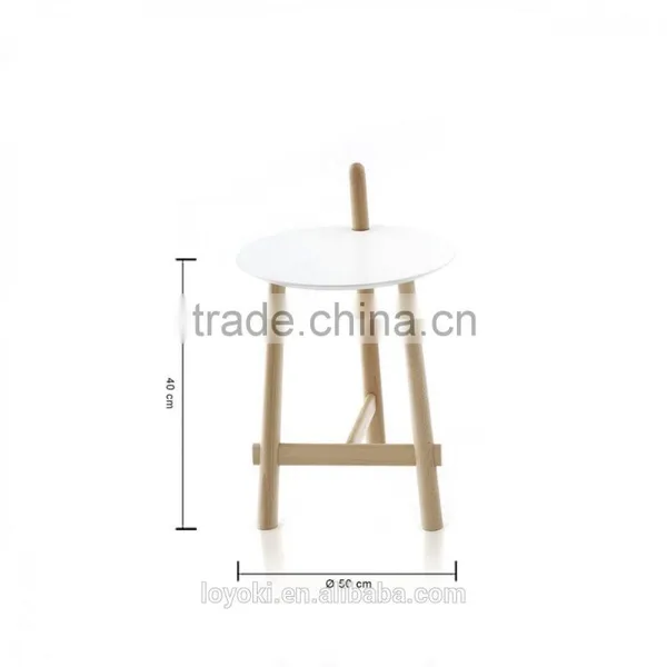 Coffee Table With Beech Wood Legs and MDF Top New Original Sofa Side Table photo-6