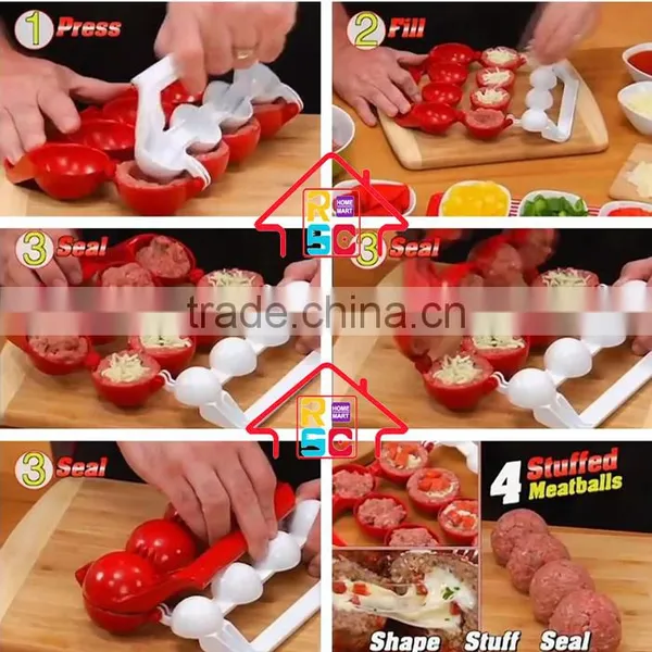 NBRSC BPA Free Kitchen Plastic Meat Ball Stuffed Maker Meat Tool Supplier photo-6