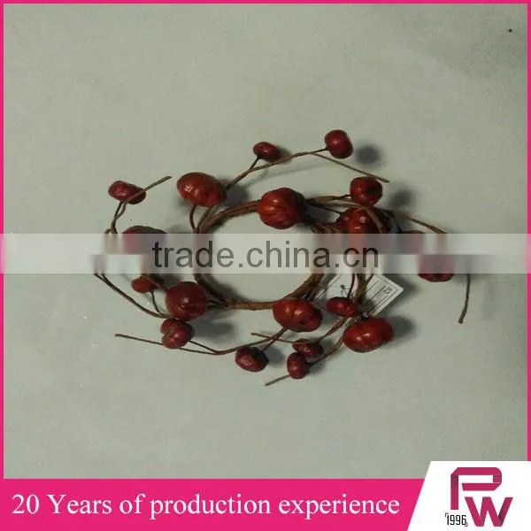 Natural Material Winter Festival Decorative Candle Ring Wreaths Decorative Wreath photo-3
