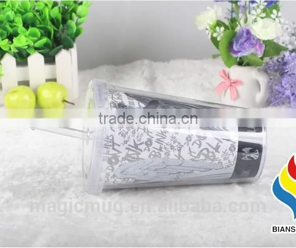 Wholesale Double Wall 24oz Plastic Tumbler With Straw Drinking photo-6