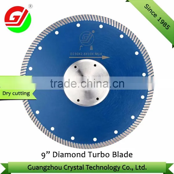 Turbo Type Protective Tooth Diamond Saw Blade for Granite/ 230mm Diamond Blade for Stone/ Diamond Tool Manufacturer photo-2