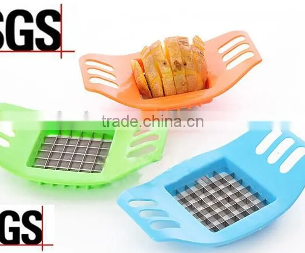SGS Approved , Manual DIY Potato Chip Slicer / Kitchen Potato Cutter photo-3