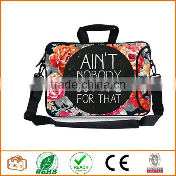 Neoprene Laptop Shoulder HandBag,TsuiWah(TM)12" 12.1" 12.5"13" 13.3" 13.4" Inch Laptop Notebook Computer Shoulder Bag Messenger photo-2