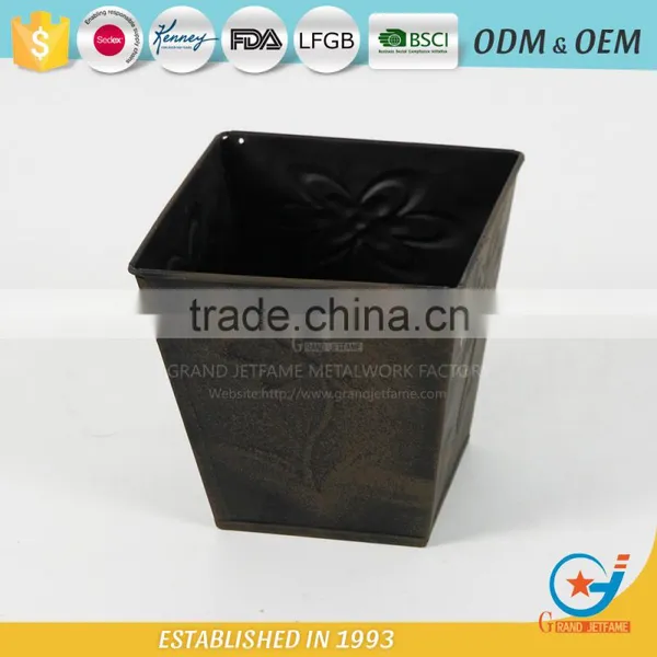 Homeware Iron and Zinc Powder Coated the Flower Bucket French Galvanized Flower Buckets photo-2