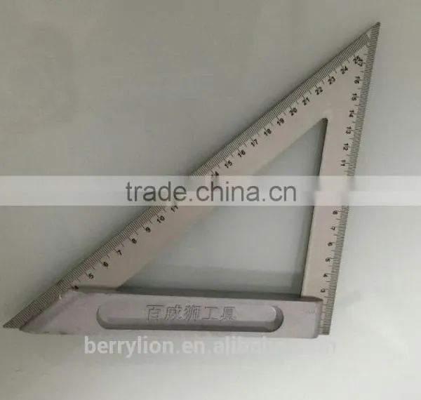 Berrylion Stainless Steel Triangle Ruler 150mm 200mm Scale Ruler photo-4