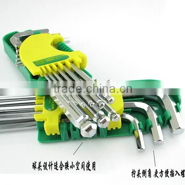 BERRYLION CRV Long Arm and Ball Point End 9pcs Allen Key Set for Sale photo-5