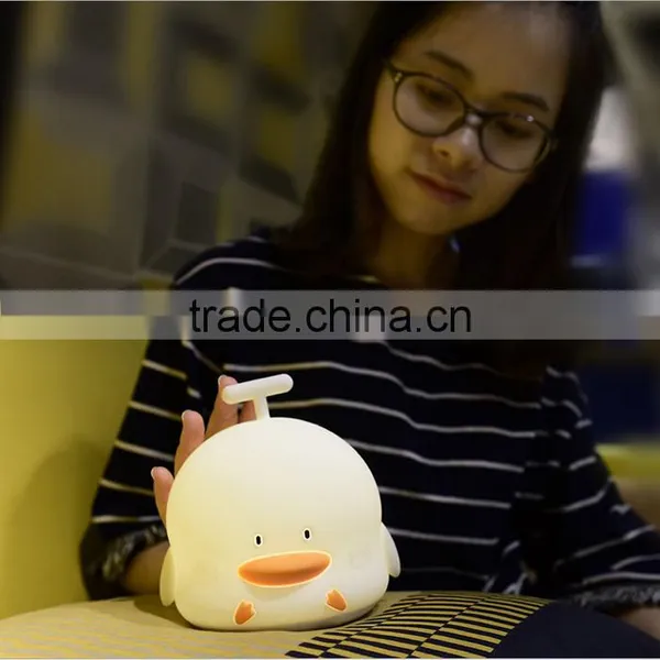 UCHOME Creative 7 Colors Change Silicone Cute Gift Night Light Kids LED Night Lamp Night Lights For Baby photo-5