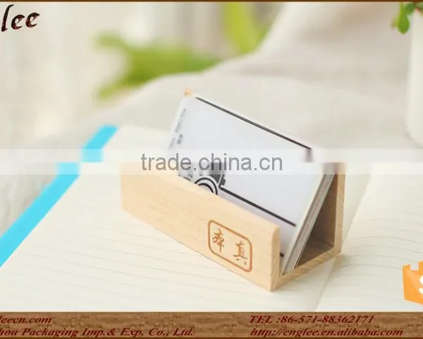Handmade Simple Wood Business Card Holders photo-2