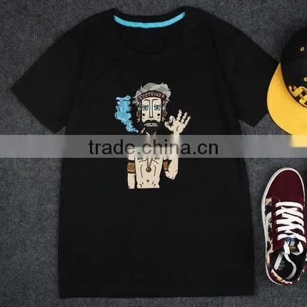 Customized Printed Logo 100% Cotton Promotion Tee Men's t Shirt photo-5