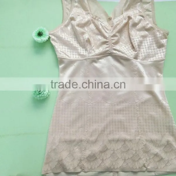 2015 Fashion Design Woman Silk Clothes Ladies Underwear Tops photo-4
