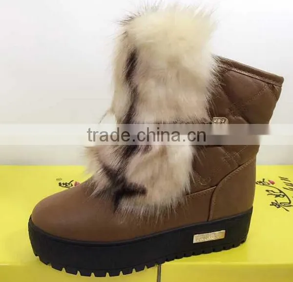 GZY Ladies Flat Shoes Ugly Boots Durable Charming Model 2017 High Quality China Stock Wholesale Gaungzhou photo-3