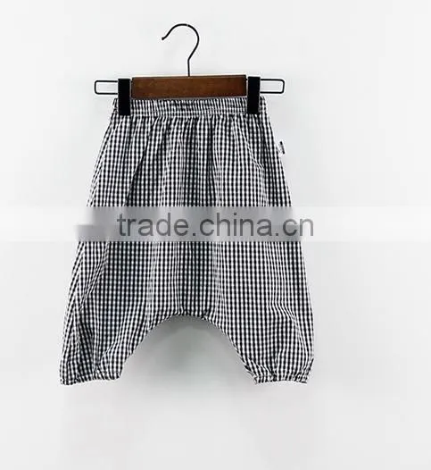 Wholesale Harem Pants Gingham Cotton Fabric Children Clothes Online Shop China photo-6