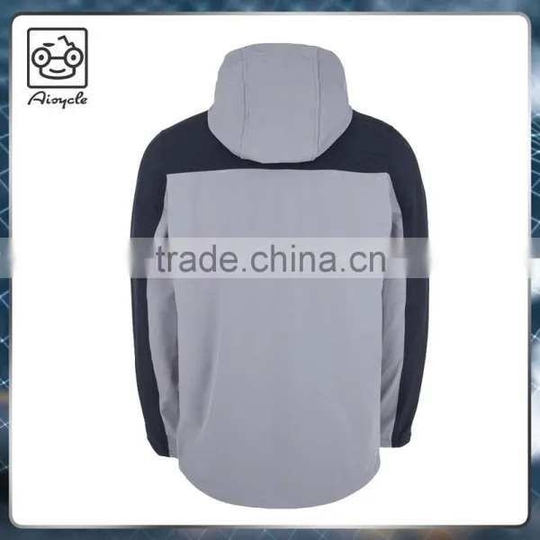 New Arrived Mans Cycling Jacket Grey Soft Shell Fleece Lined Jacket photo-2