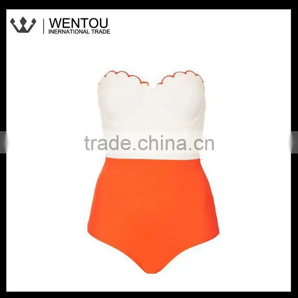 New Arrival Scallop Sexy Maillot photo-6