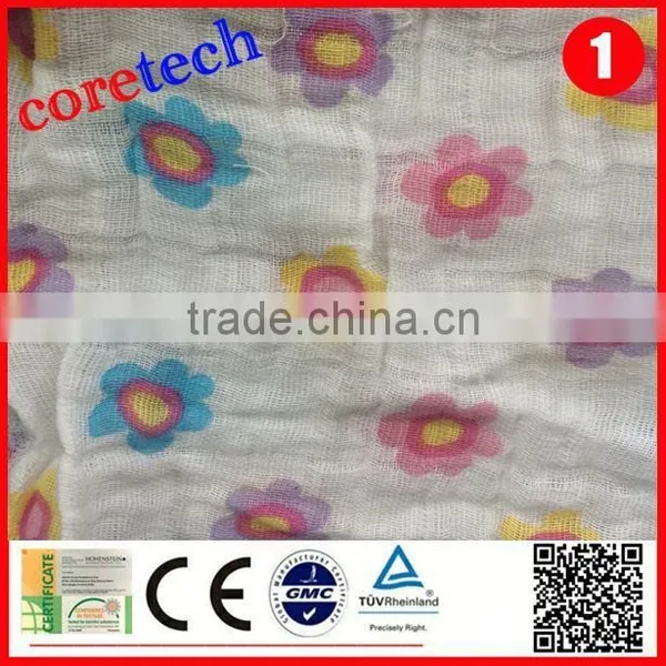 Anti-bacterial Breathable Thin Muslin Fabric Factory photo-3