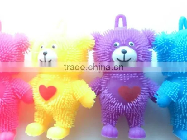 Flashing Puffer Ball /light up Lovely Bear Puffer Ball