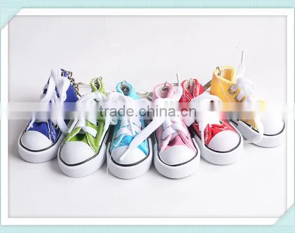 Canvas Sneaker Tennis Shoe Keychain Key Chain photo-4