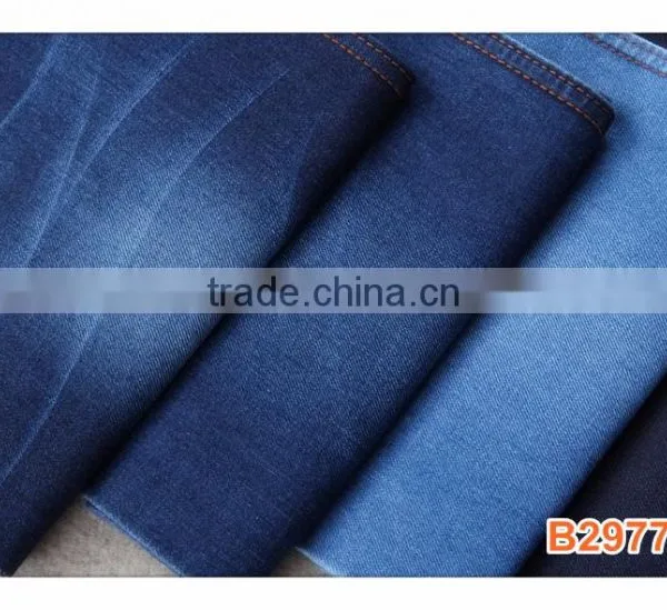 Cotton Polyster Spandex Denim Fabric Made in China photo-5
