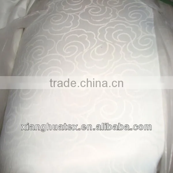 White polyester table cloth